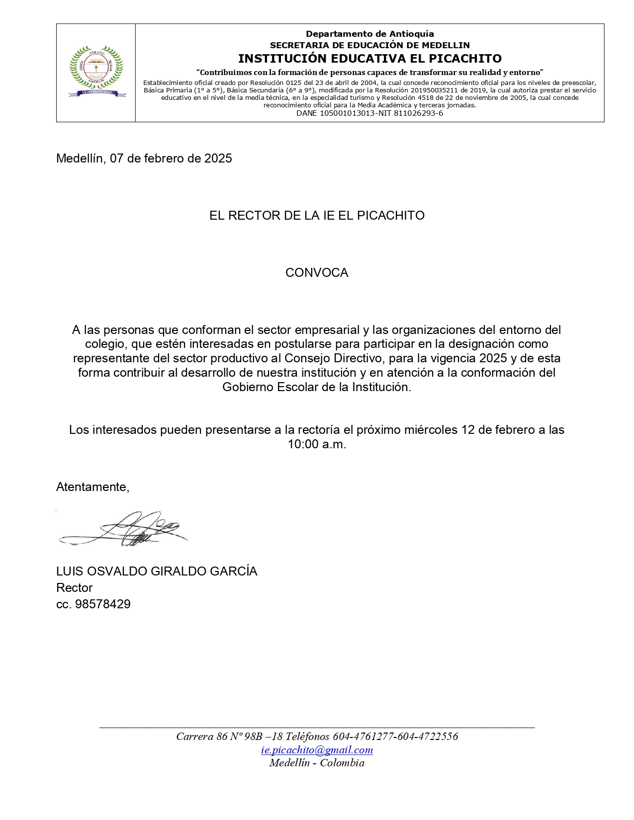 INVITACION PUBLICA SECTOR PRODUCTIVO